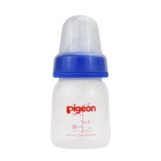 Pigeon Baby Feeding Bottle 50ml Plastic with Transparent Lid