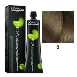 L'Oreal Professionnel iNOA Ammonia-Free Hair Color - Shade 8 (60g)