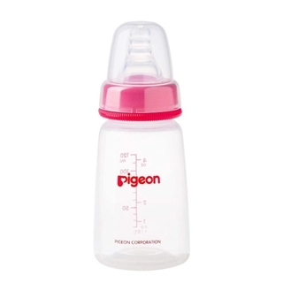 Pigeon Feeding Bottle 120ml Plastic with Transparent Lid