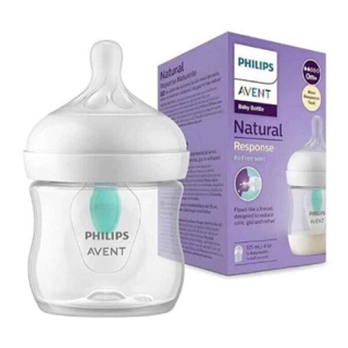 Philips Avent Natural Baby Bottle 125ml - Anti-Colic Vent - 0m+ Plastic