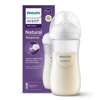 Philips Avent Natural Baby Feeding Bottle - 330ml Plastic - 3 Months+